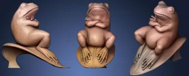 3D model Grumpy Frog (STL)